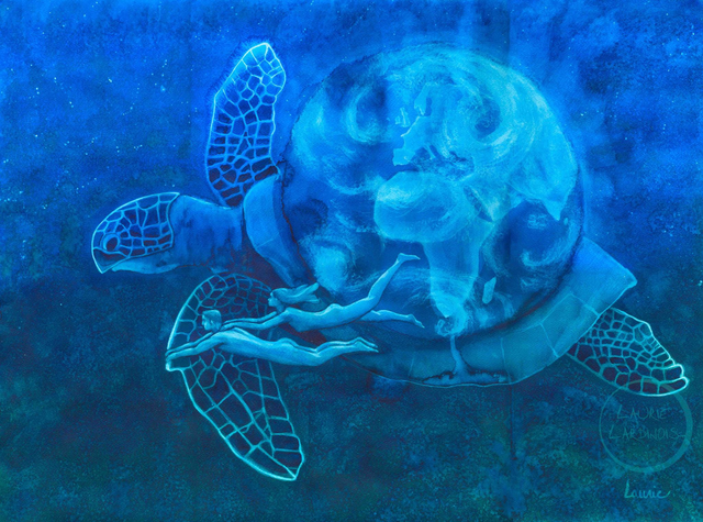 Fine art print "Woman's dream"