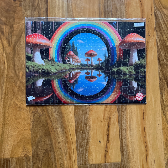 Trippy mushroom  limited to 1 A3 200 piece jigsaw
