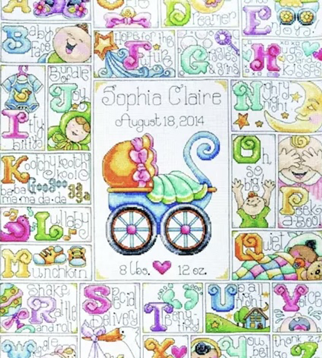 Design Works Crafts Special Delivery Sampler Counted Cross Stitch Kit