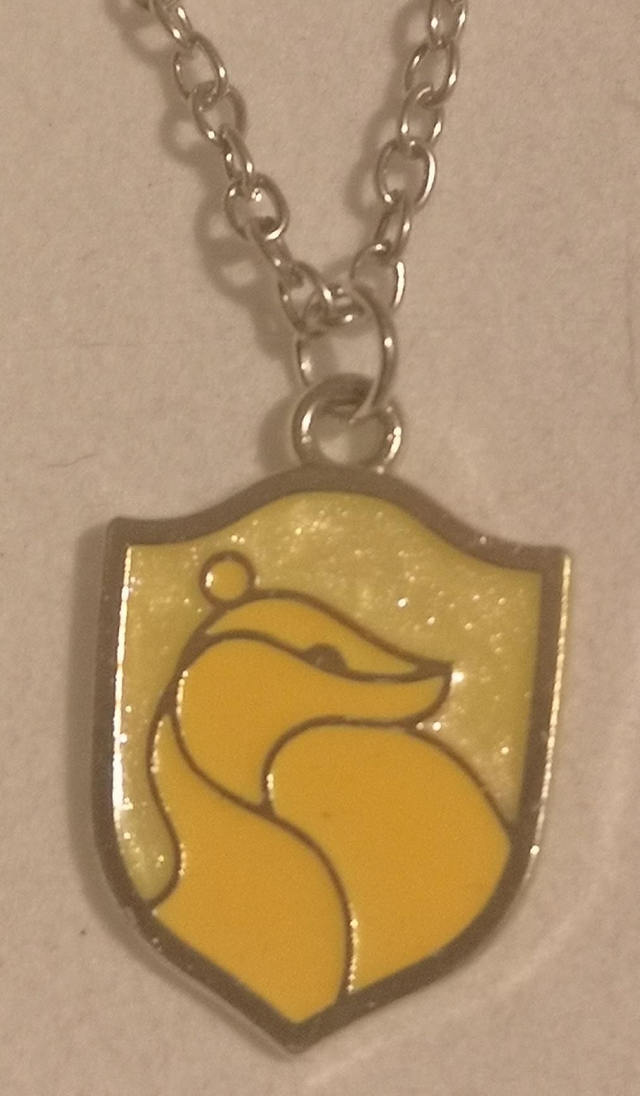 Harry Potter - Hufflepuff Themed Pendant Necklace. 