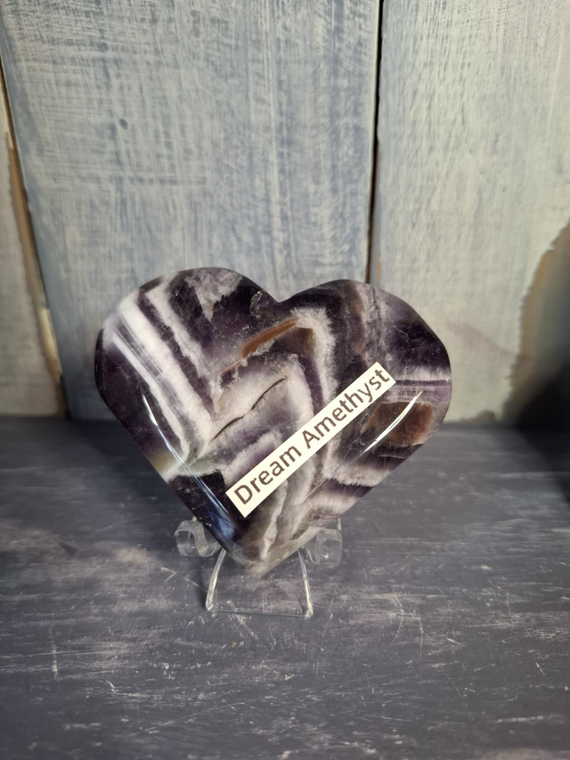 Dream Amethyst Heart 