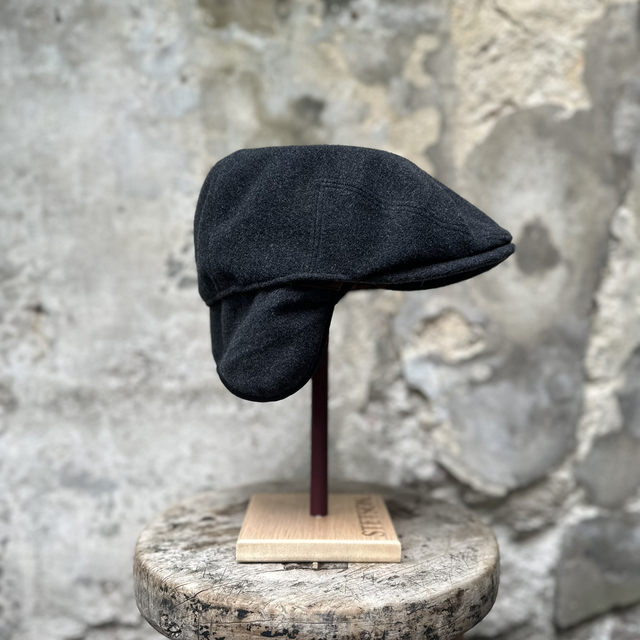 Stetson Kent Wool/Cashmere Earflap Grijs/Zwart
