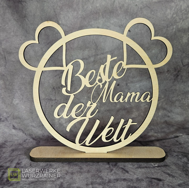 Aufsteller "Beste Mama der Welt"