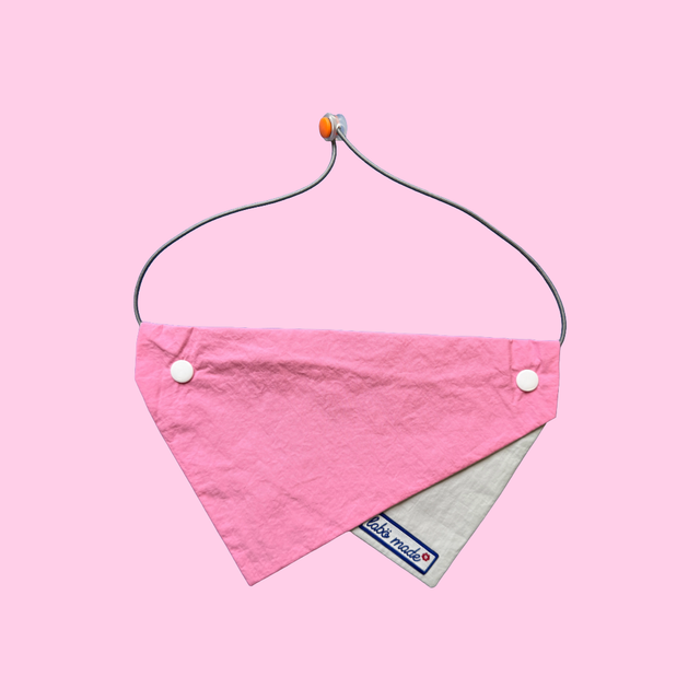 Mixed Colour Pet Kerchief (Pink&Grey)