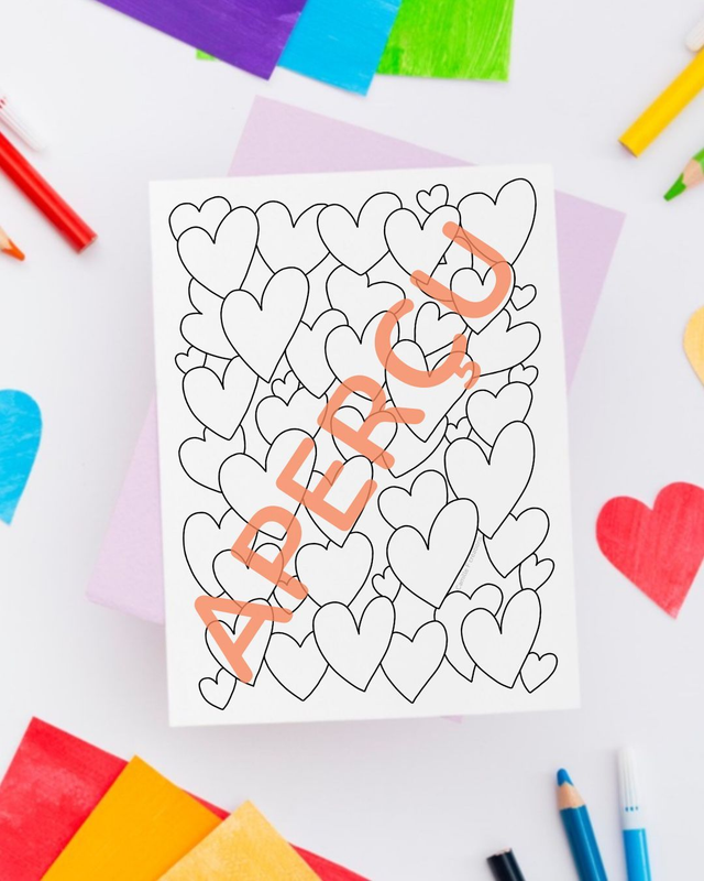 Pack coloriages Saint-Valentin