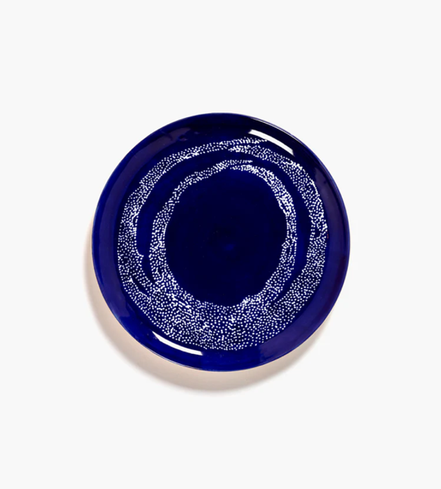 Serax Feast Essteller Dark Blue / White Dots by Ottolenghi