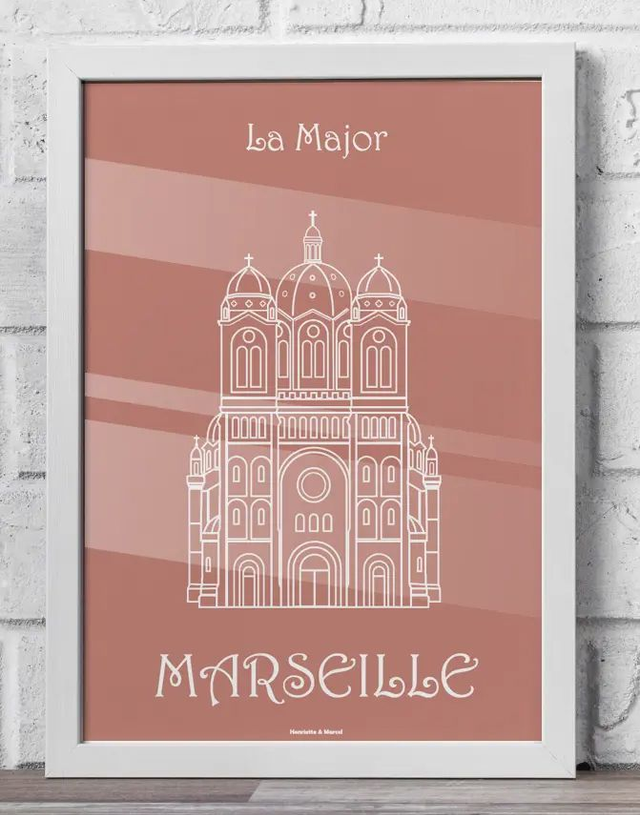 20 - Carte postale Marseille cathédrale Major