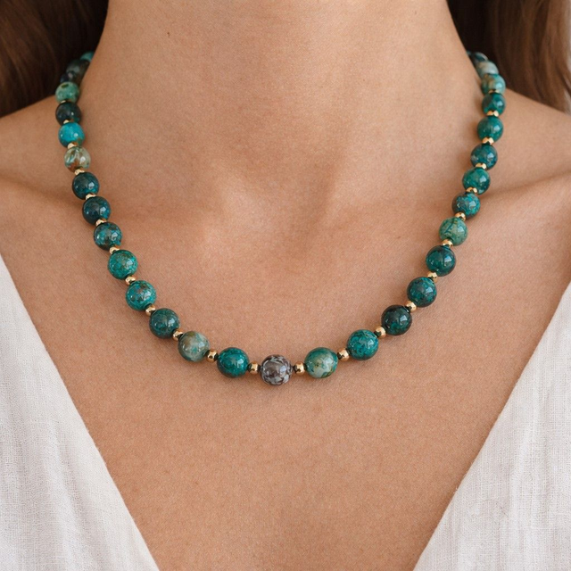 Collier en Chrysocolle