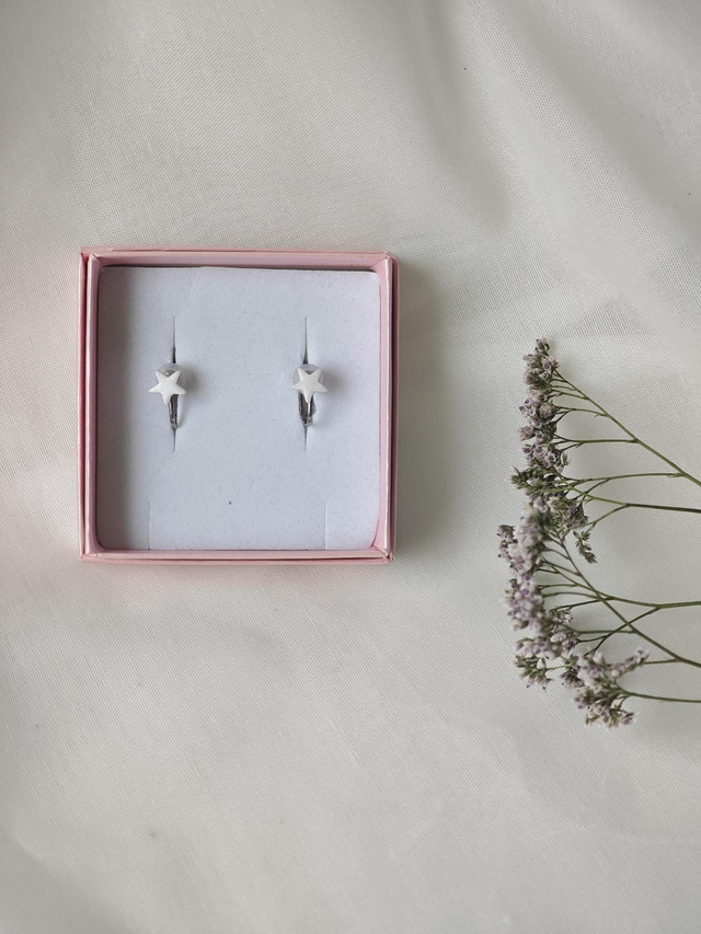 CLIP ON -  Bela zvezdica