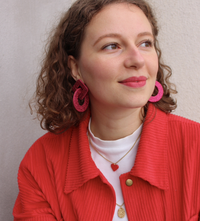 Alix • rose pailleté