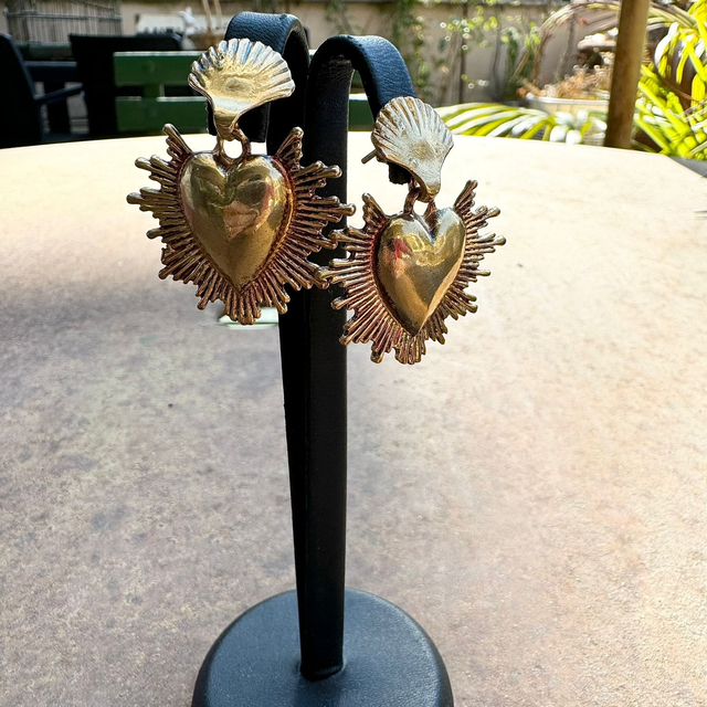 Orecchini Cuore sacro