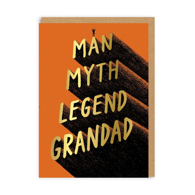 Man Myth Legend Grandad Greeting Card