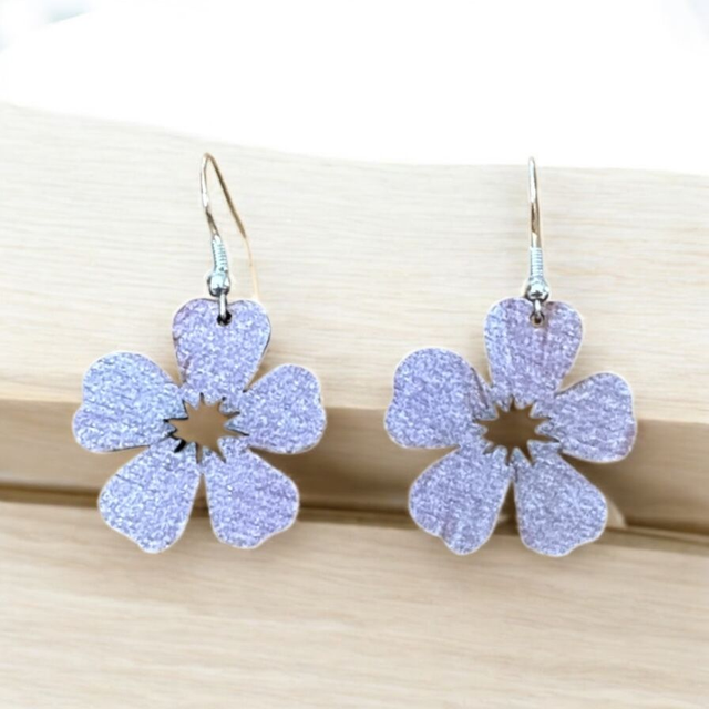 Boucles d'oreilles bois 100% création artisanale