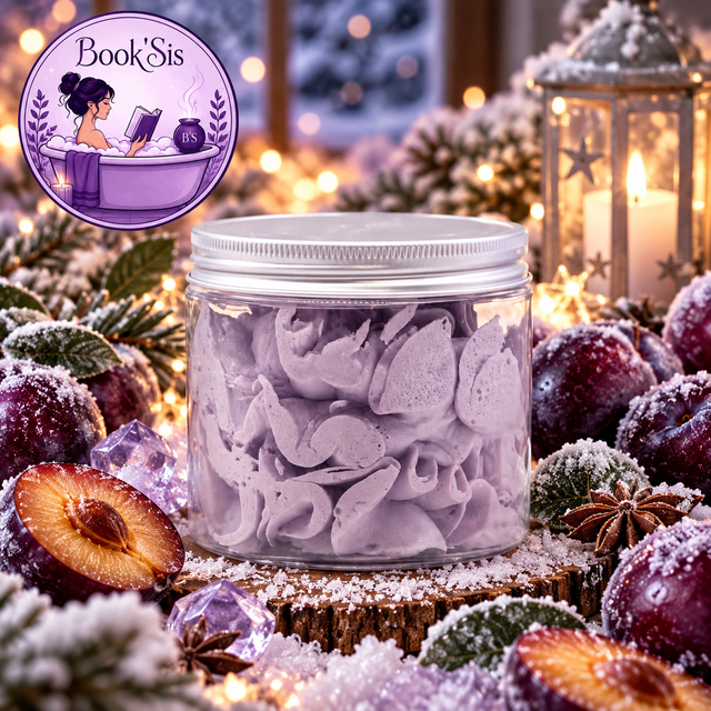 Savon fouetté " Prune givrée "