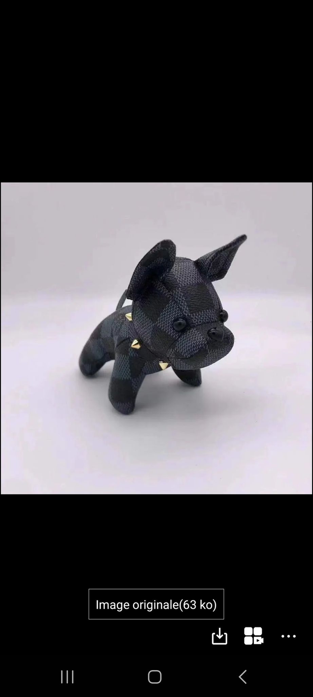 Porte clé LV bulldog 