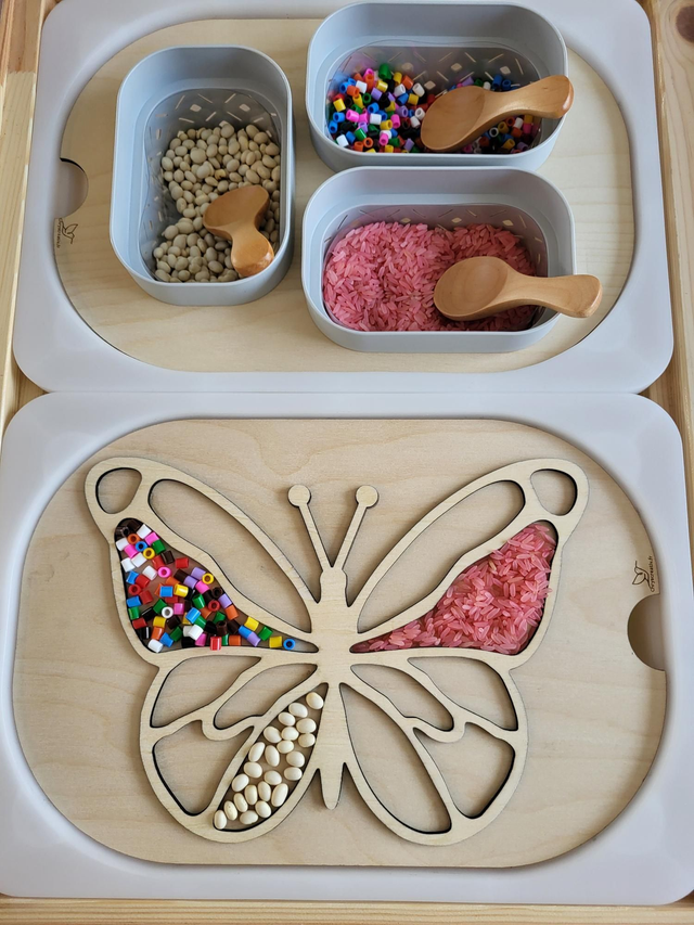 Insert le papillon à remplir 