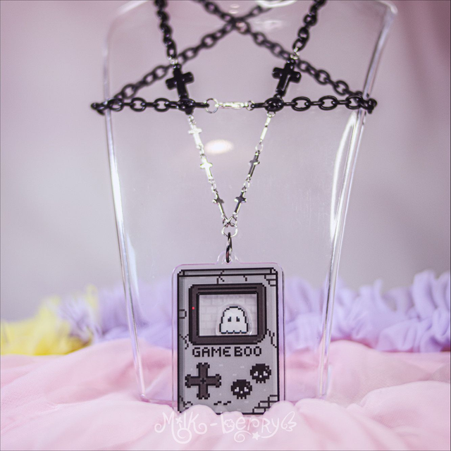 Collier Shaker Game Boo gameboy fantôme
