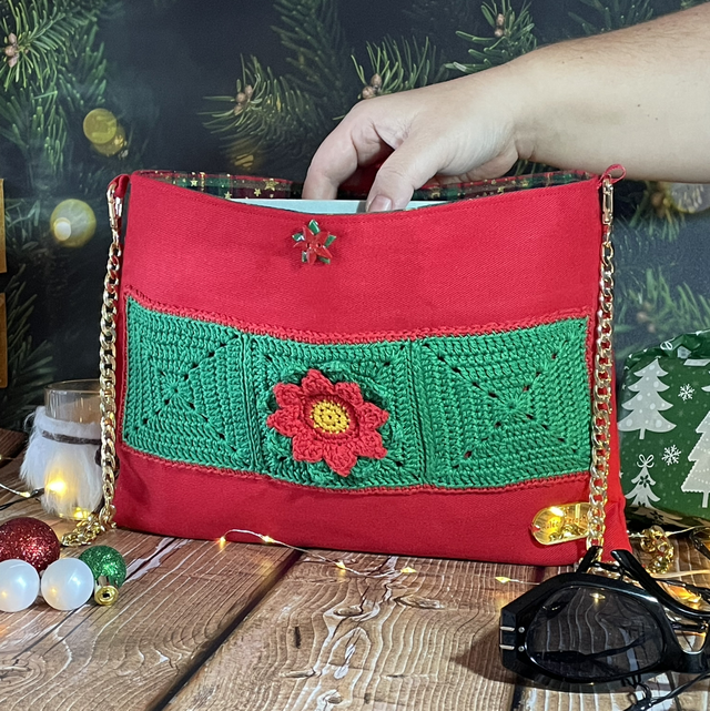 Sac pochette à main grant format "Holly Trio"