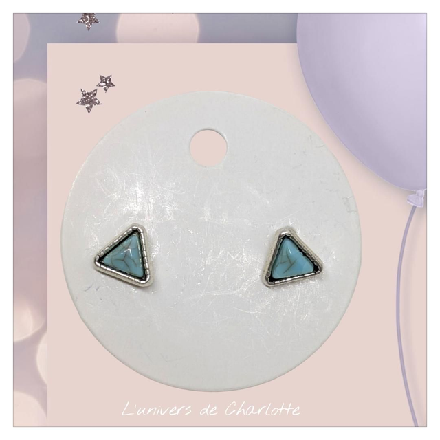 Boucles d'oreilles "Triangle" BO-130