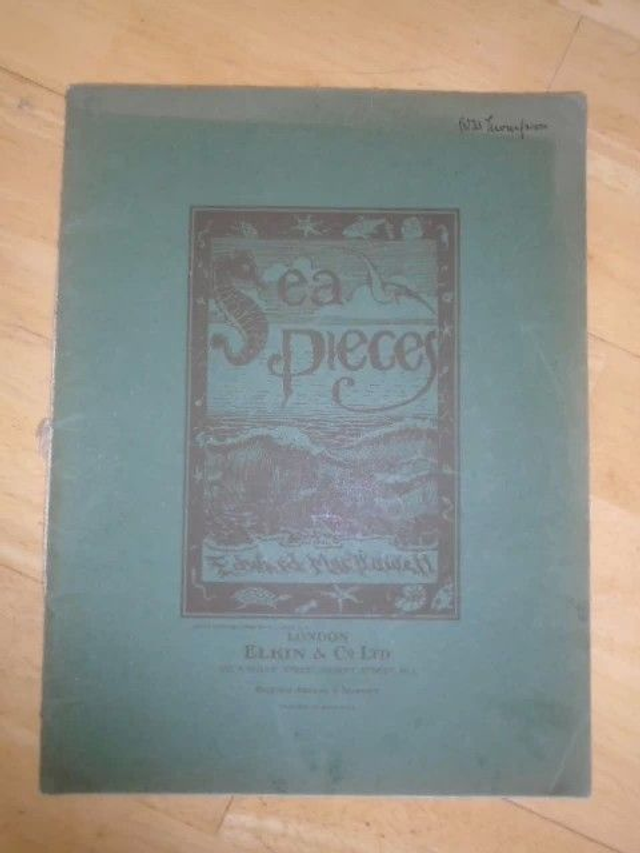Sea Pieces Edward MacDowell Op 55 Sheet Music