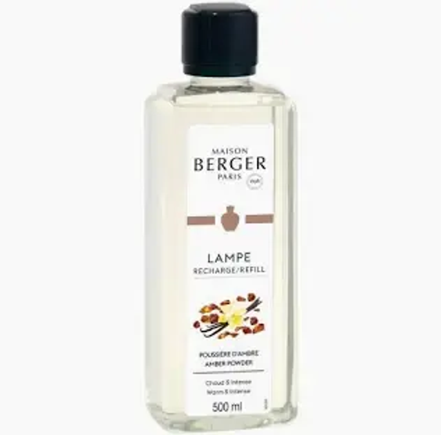 RECARGA PERF.  POUSSIERE AMBRE 500ML PARA LAMPE BERGER