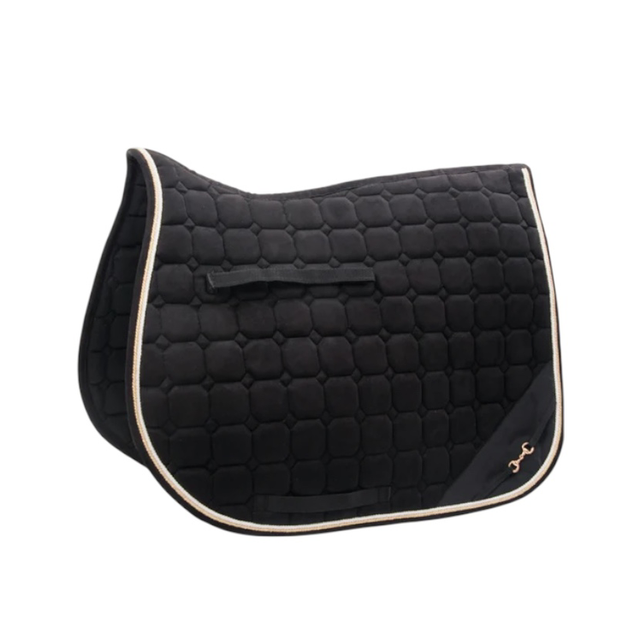 Hy On The Bit Saddle Pad - BLACK/GOLD