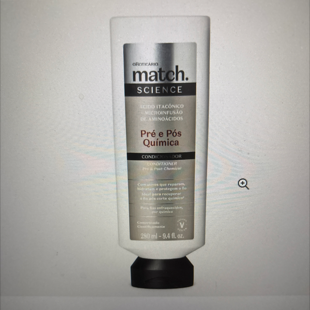 Condicionador Match Science Pre e Pós Química 280ml 56797