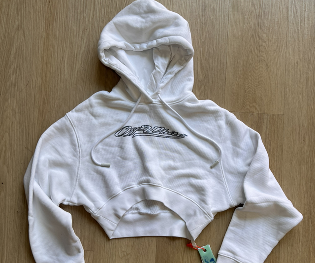 Off White baseball Crop white/black new