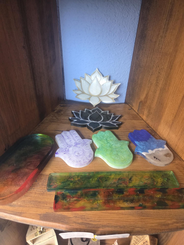 Quemadores resina HECHOS A MANO