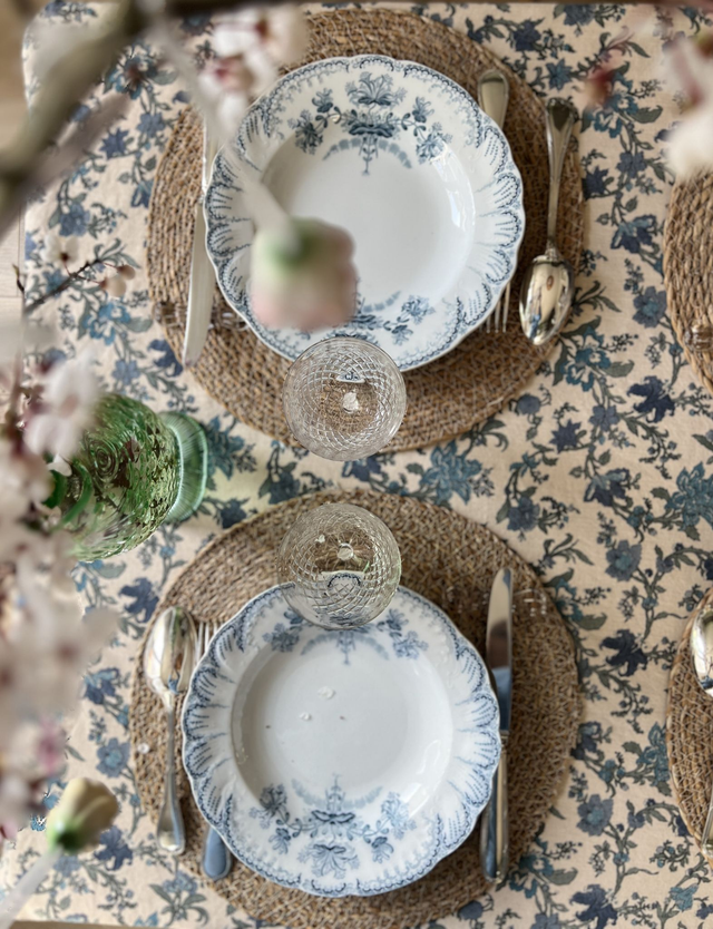 REGENCE - Suite de 6 assiettes creuses modèle Régence signées St Amand & Hamage Nord - Terre de Fer