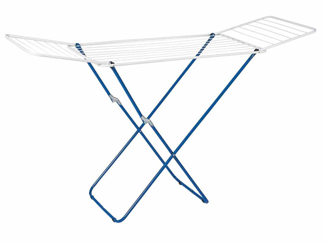 Tendedero plegable  2 alas de acero pintado
