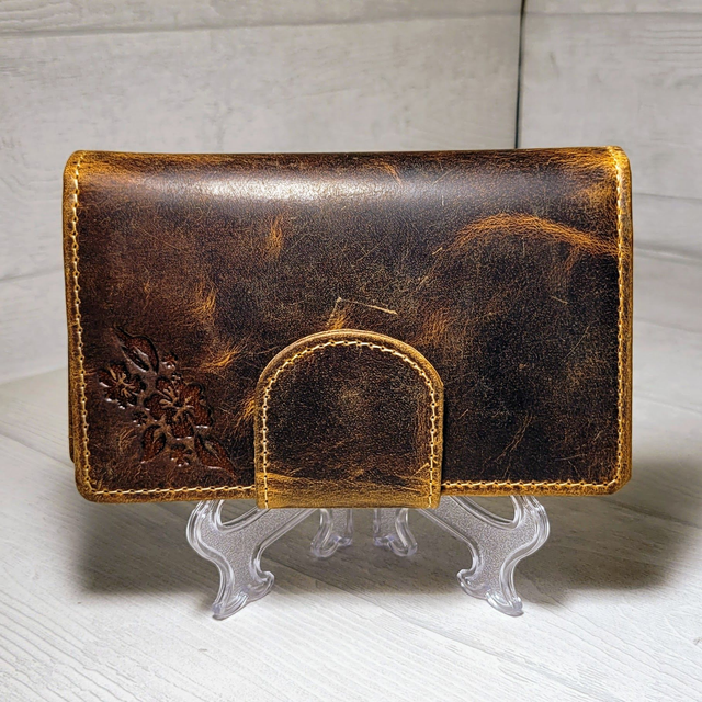 Damen Geldbörse Naturleder