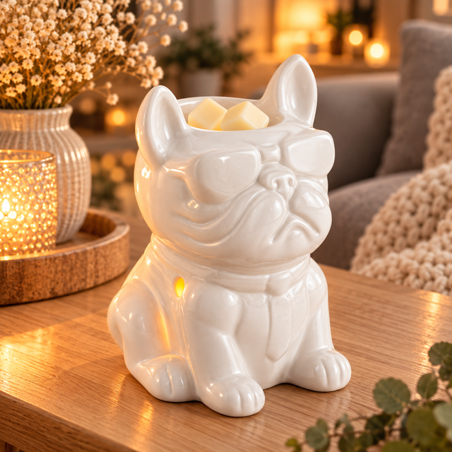 Brûleur fondant "Boubou" blanc