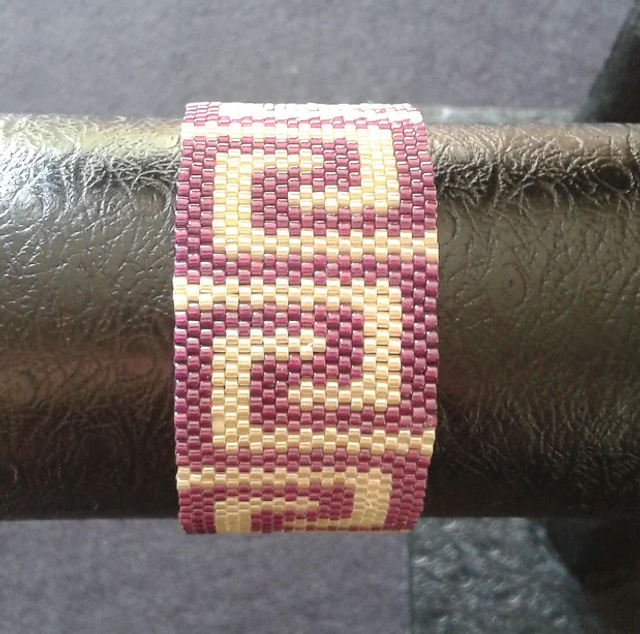 Bracelet miyuki motifs grec 