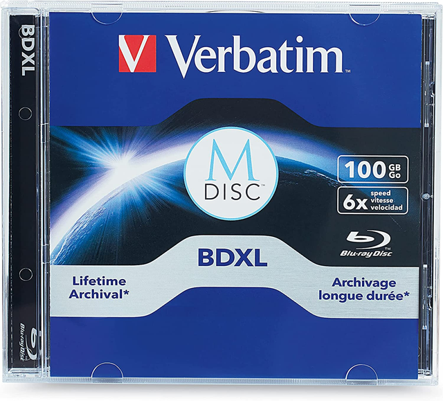 M-DISC (Blu-Ray 100GB) Data Disc for Archive