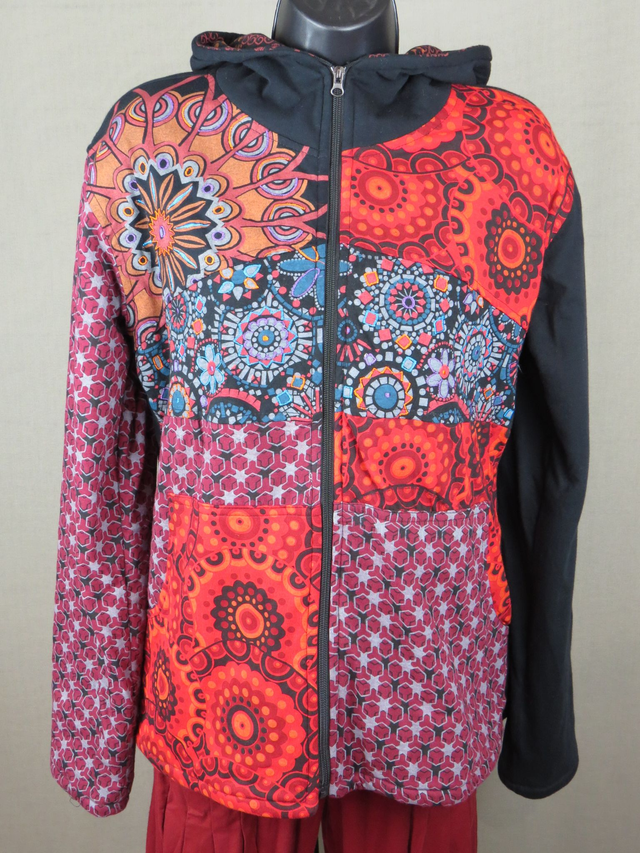 Sweat imprimé doublé polaire