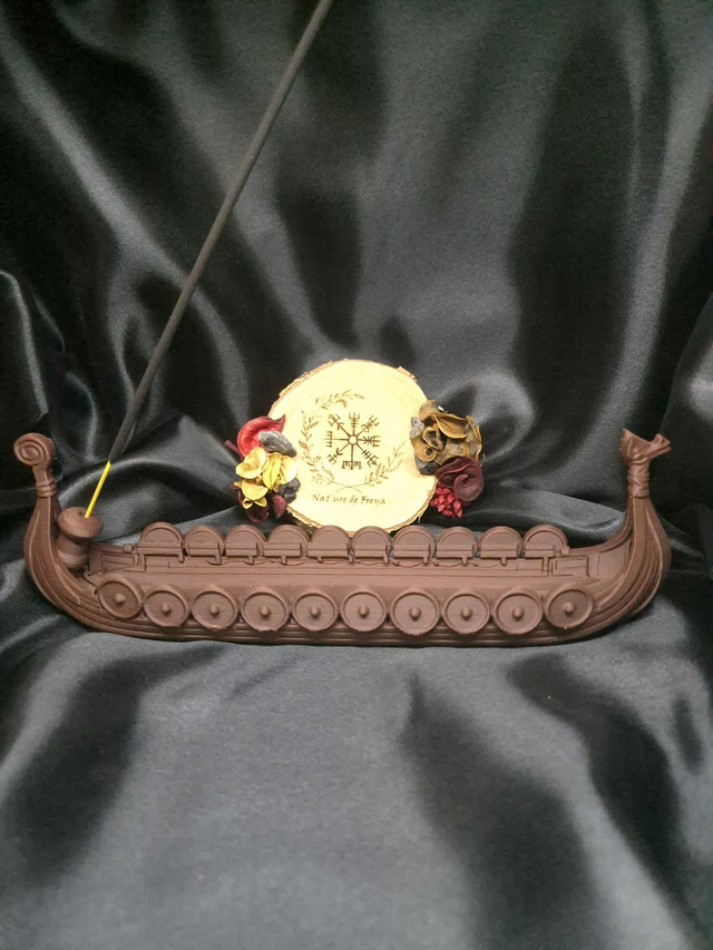 Porte encens Drakkar