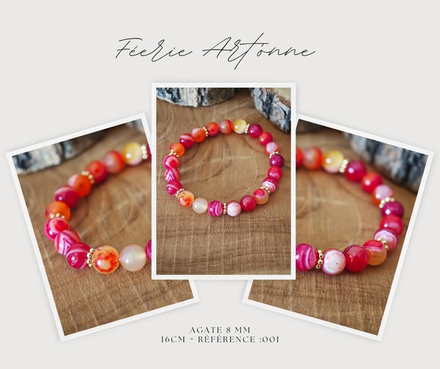 Éclat de Passion ❤️ Agate rouge 