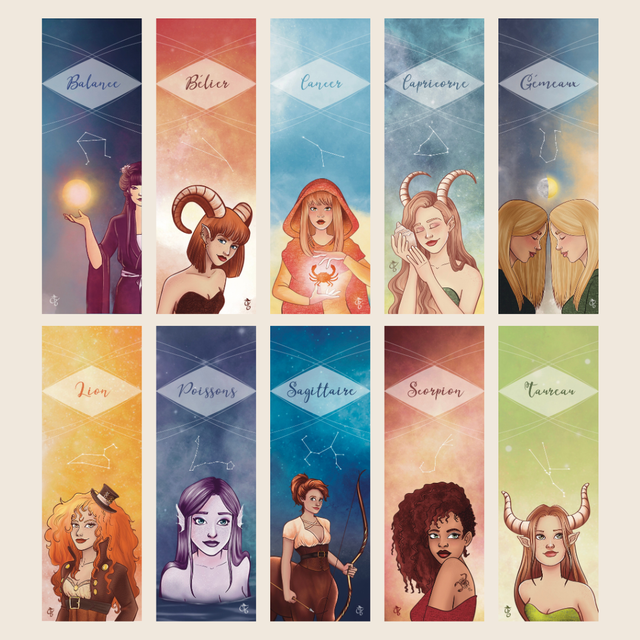 Zodiaque - Marque-page