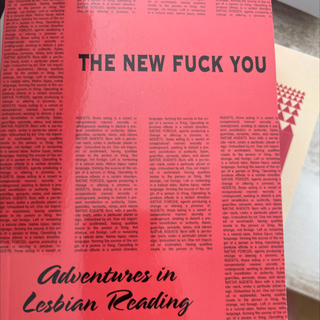 The New Fuck You Adventures In Lesbian Reading - Eileen Myles Liz Kotz