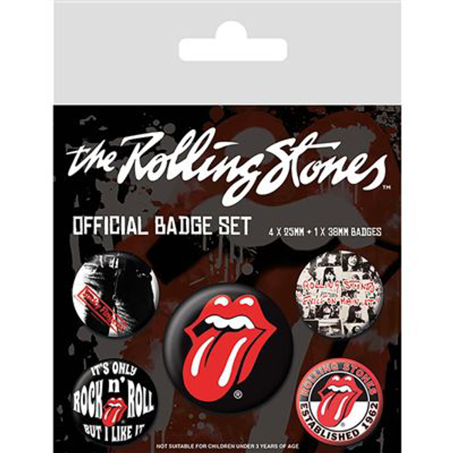 ROLLING STONES (CLASSIC) BADGE PACK