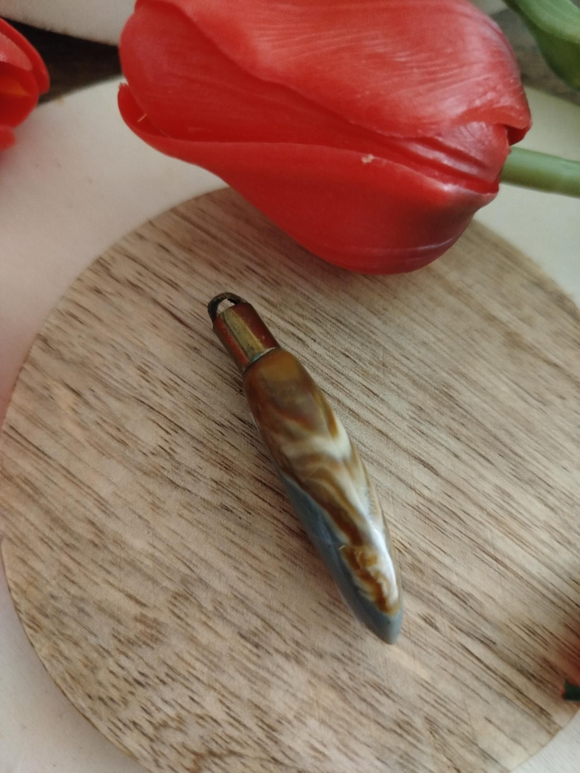 Pendentif en Jaspe Paysage 