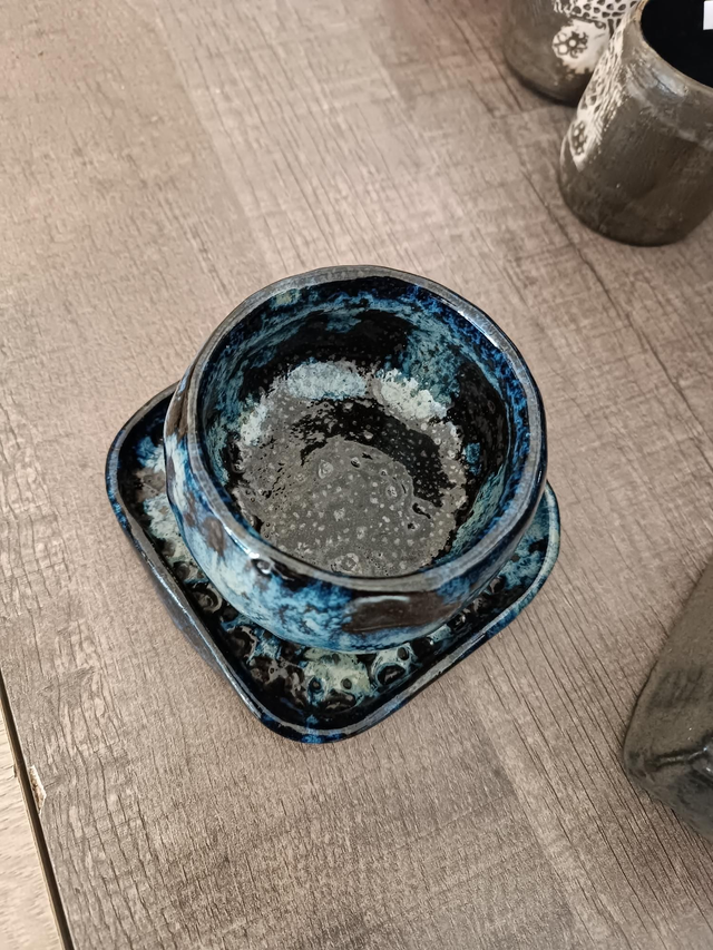 Bol plus coupelle carrée 