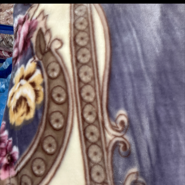 Couvertures polaire DOUBLÉ 4kg 200/240 PRUNE VIOLET 