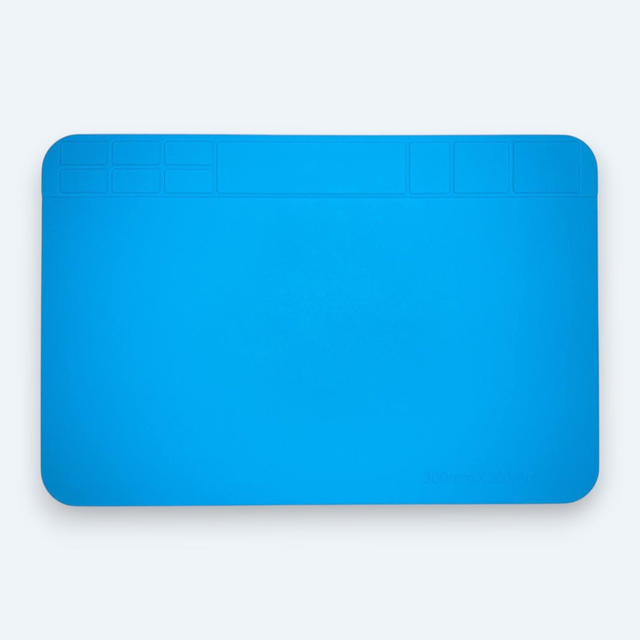 Silikon Lötmatte S-100 30x20cm – Hitzebeständig 500°C & Antistatisch für Reparaturen