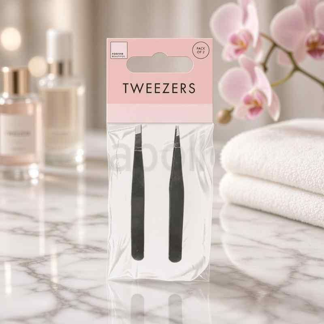 Stainless Steel Tweezers 9.5cm â 2pcs | Beauty & Grooming