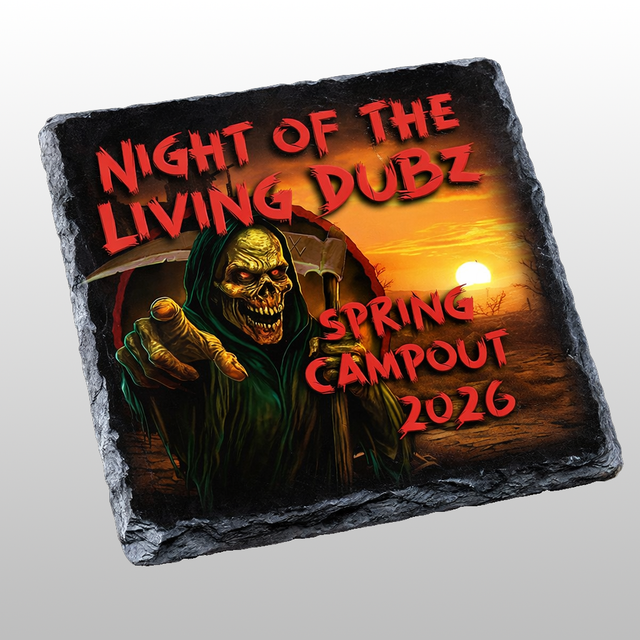 NOTLD Spring Campout 2026 Slate Coaster