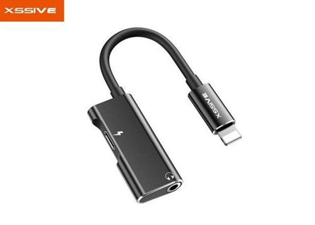 Xssive 2in1 Adapter for iPhone XSS-2IN1L3.5 - Black