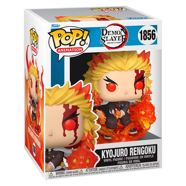Funko - Demon Slayer Kimetsu no Yaiba Kyojuro Rengoku 9 cm POP!