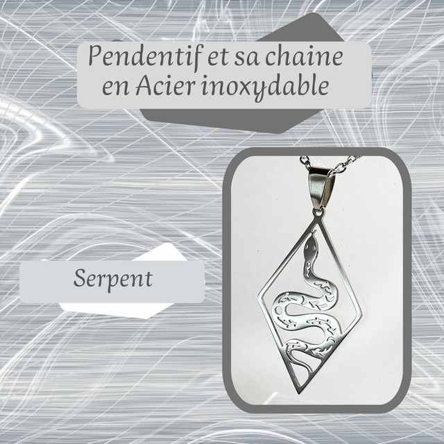 Pendentif L - Serpent